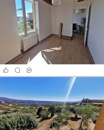 Chalbre a louer dans grande maison  pierres dorees