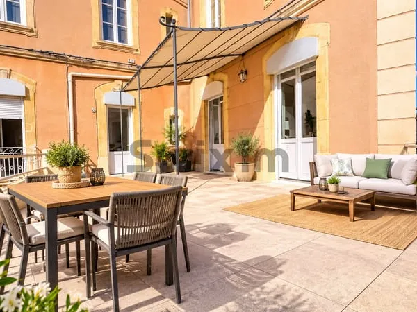 Ales, Appartement avec terrasse