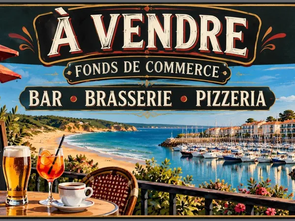 BAR • BRASSERIE - AU CŒUR D'UNE STATION BALNÉAIRE PRISÉE !