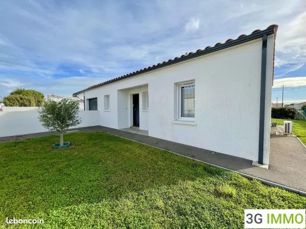 Maison plain-pied proche Port Bourgenay et plages | Terrasse jardin | Garage