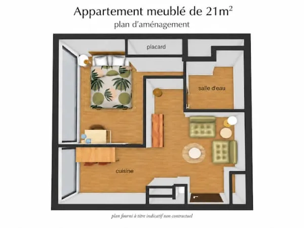 Appartement 2 pièces 25 m²