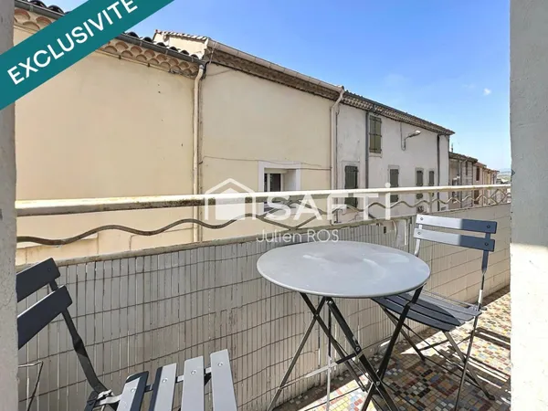 MAUREILHAN - Maison de village entièrement rénovée avec garage, balcons et excellent DPE B