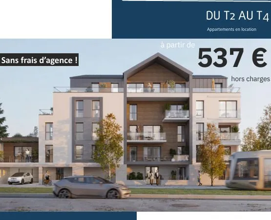 Appartement 2 pièces 47 m²