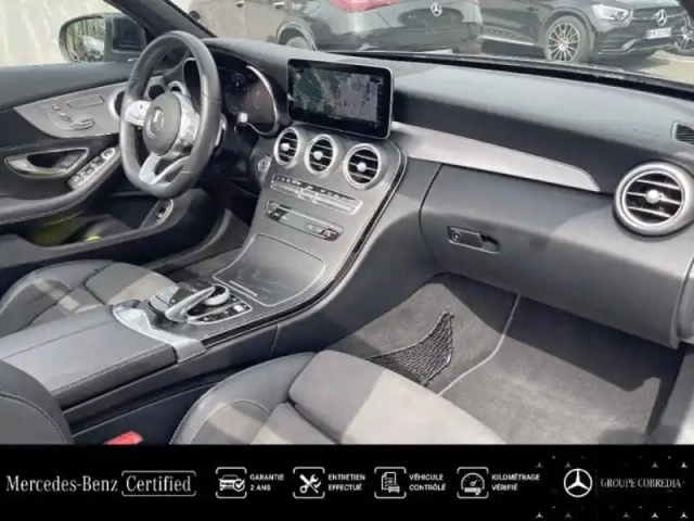 Mercedes Classe C cabriolet 200 184ch amg line 9g-tronic euro6d-t — photo 12