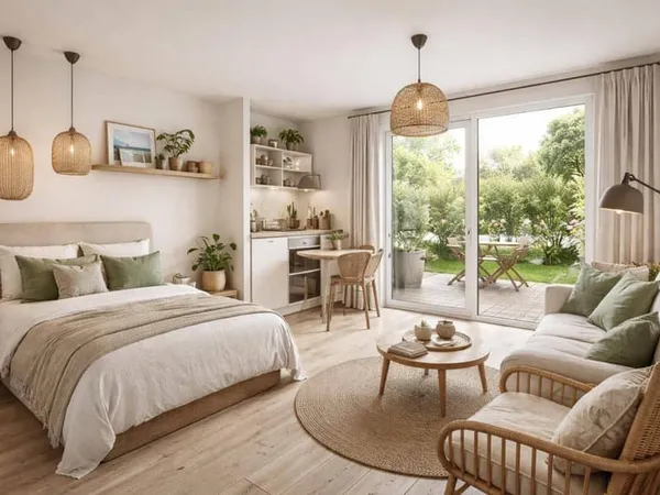 Studio 1 pièce 45 m²