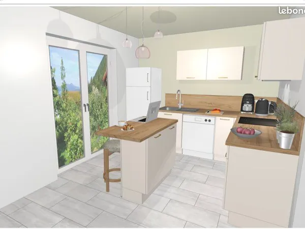 🏡 _Colocation 4 chambres meublées avec terrasse de 9m2 400m du Centre ville- Poligny