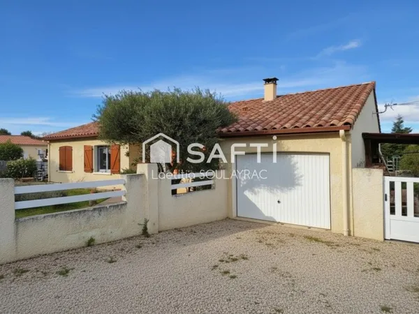 Maison plain-pied 125 m² avec garage et jardin