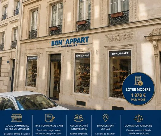 Chaussures, fonds de commerce PARIS