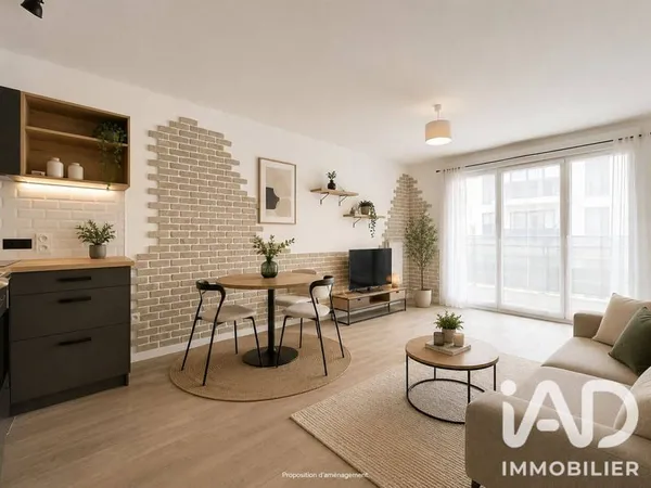 Appartement 2 pièces 41 m²