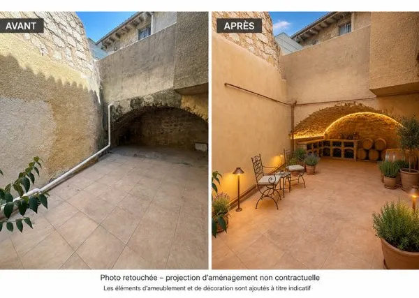 Villeneuve les Maguelone, appartement T3 de 68,30m2 avec cou