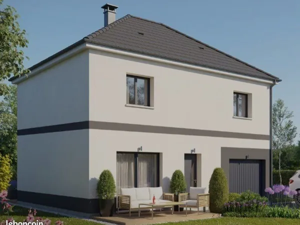 Maison duplex 2 chambres mitoyenne sans vis a vis