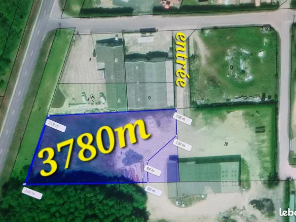 A vendre Terrain en za 41700 fresnes