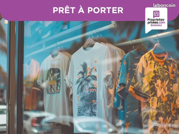 Fonds de commerce prêt-à-porter, mode 60 m²