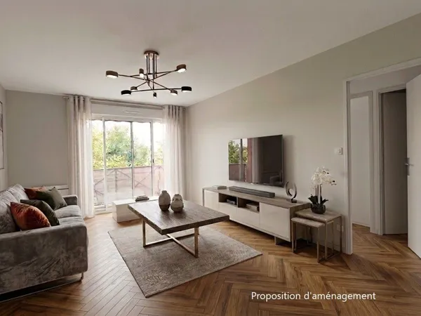Appartement 2 pièces 46 m²