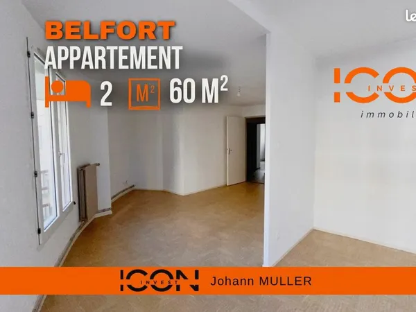 Appartement 3 pièces 60 m²