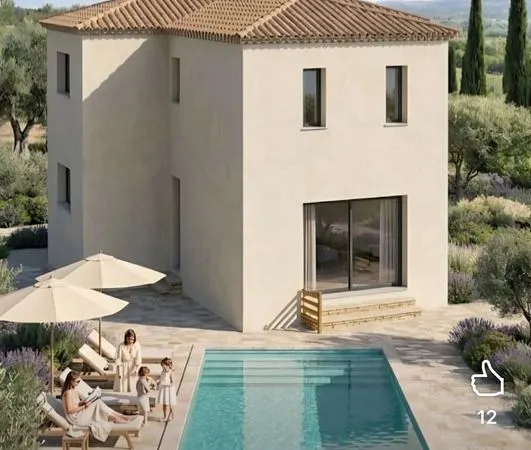 Le Puy-Sainte-Réparade - votre maison provençale sur 900 m² de terrain - Permis accepté - 185 000 »