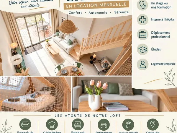 Loft cosy : l'échappée saintaise