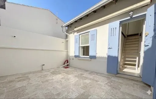 Palavas, maison de pêcheur, 40m2, 2chs, cour 17m2,