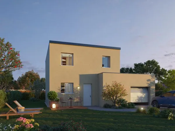 MAISON MODULAIRE A OSSATURE BOIS A BATIR