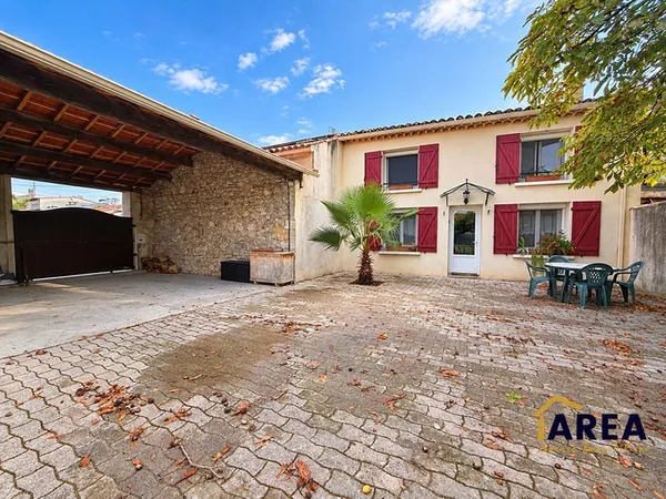 LAPALUD MAISON DE 115 M² 3 CHAMBRES EXPOSITION SUD