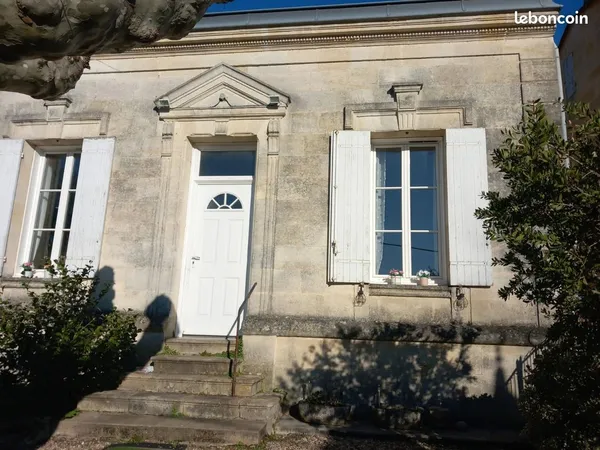 🏡 Charmante maison en pierre avec vue sur la rivière - Cadre paisible à 5 min de Libourne