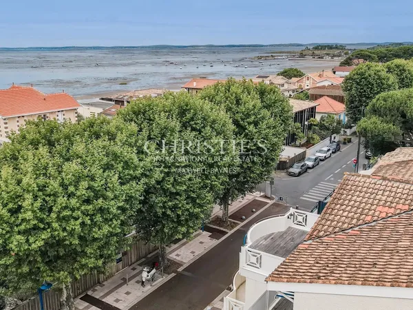 ANDERNOS, vue Bassin, bel appartement au dernier étage
