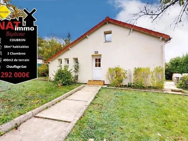 Maison de plain-pied 4 pièces 58 m²