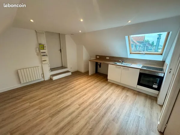 Tourcoing marliere - f2 renove avec garage privatif - petit loyer 635 cc