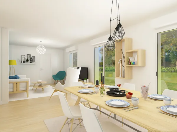 Terrain + maison 114 m²