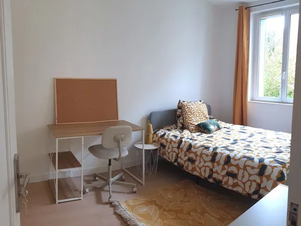 Chambre dans Colocation Meublée - proche Pôle Bus et Hypercentre Valence