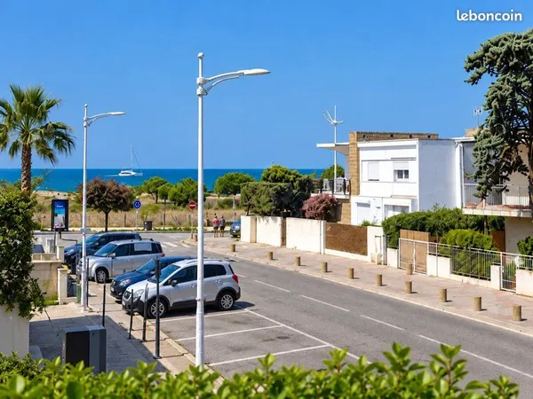 Appartement 3 pièces 50 m² - Boucanet - 2e ligne - Vue mer - Terrasse - Parking