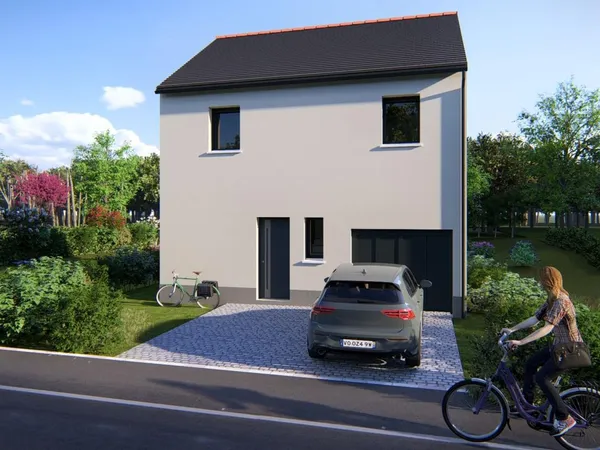 Terrain + maison 76 m²