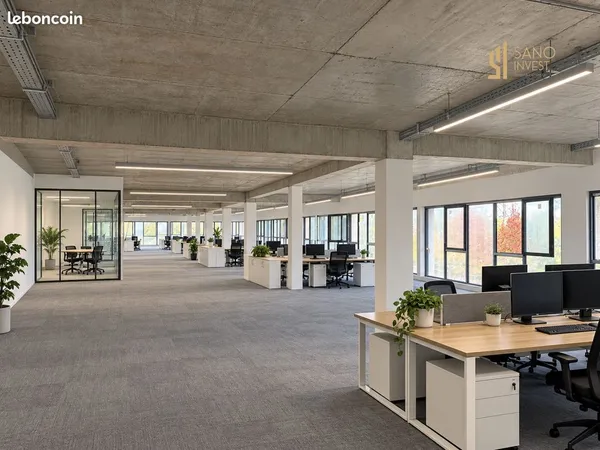 Bureaux 1607 m² Mondeville