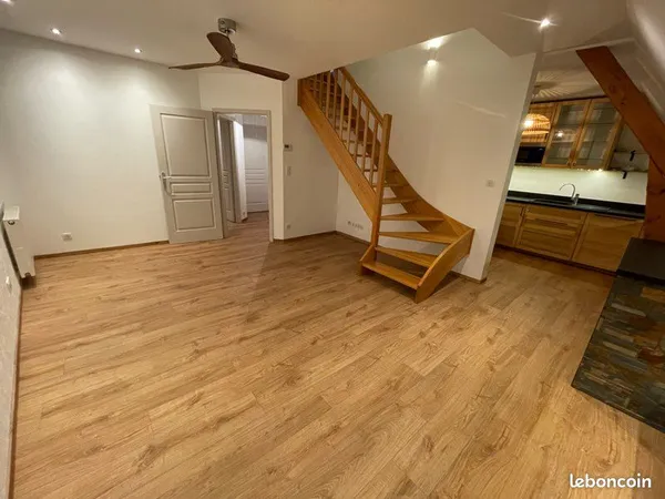 Duplex T3 lumineux rénové - 64 m² (79 m² au sol)