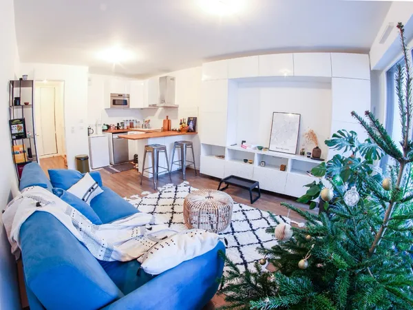 Sous-loue studio 29m² Paris 20ème, Juillet-Août