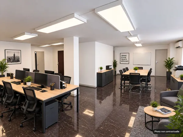Bureaux 2 pièces 65 m²