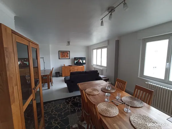 Appartement 76m2 T2/T3 meublé , couple d'étudiants admis , loyer et charges comprises limite Laxou/V