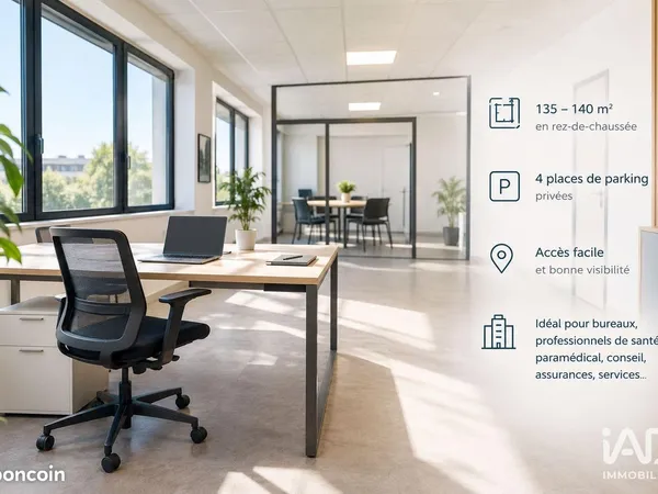 Bureaux 140 m² TOULOUSE
