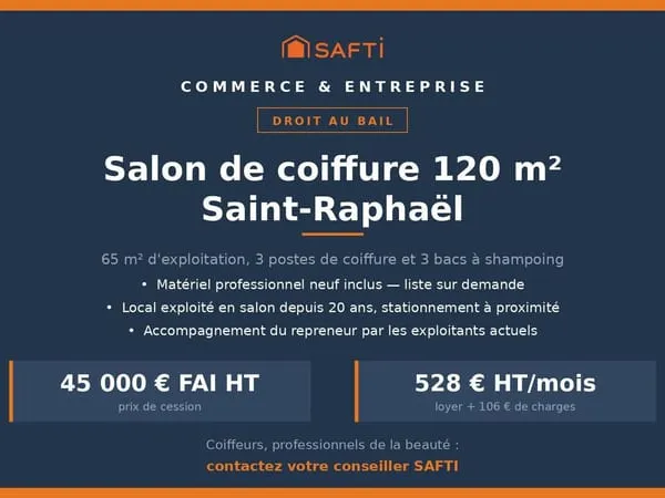 Bureaux 4 pièces 120 m²