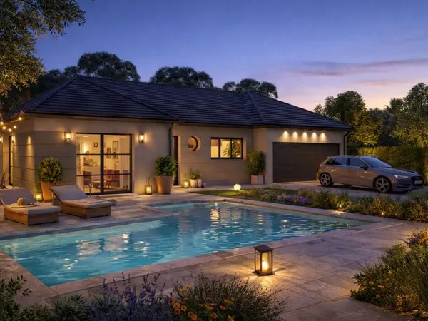 Terrain + maison 115 m²
