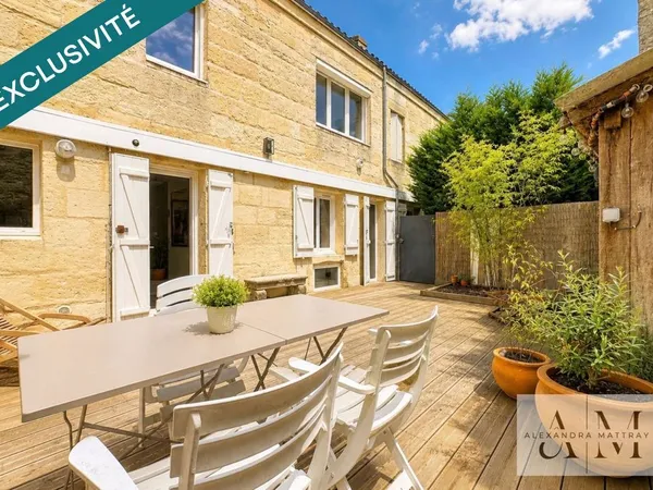 Croix Blanche  Duplex de caractère de 88 m² avec terrasse de 63 m², au calme absolu.