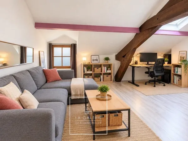A VENDRE - PONT DES DEMOISELLES - T1 SOUS LES TOITS VENDU LOUÉ - RENTABILITÉ BRUTE 5,47 %