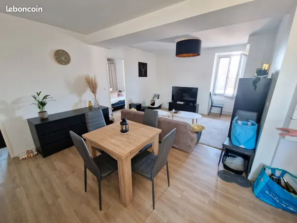 Charmant F3 de 55m2 centre ville + parking + gare SNCF