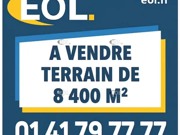 Terrain 8 400 m² Berthecourt
