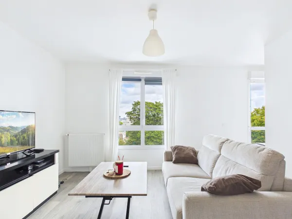 Appartement T2, 42m², 2ème étage avec ascenseur