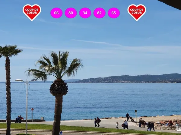 Résidence LUXUEUSE FACE MER- IDEAL RETRAITES ou pour des personnes voulant se ressourcer. Vue mer ,e