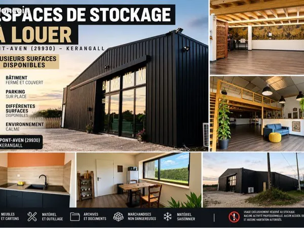 Box et espaces de stockage à louer - Pont-Aven