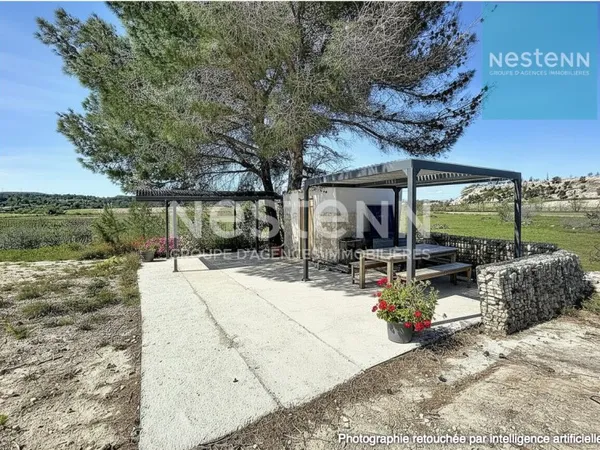 TERRAIN DE LOISIRS/AGRICOLE de 9155 m2 AVEC CABANON ET PUITS
