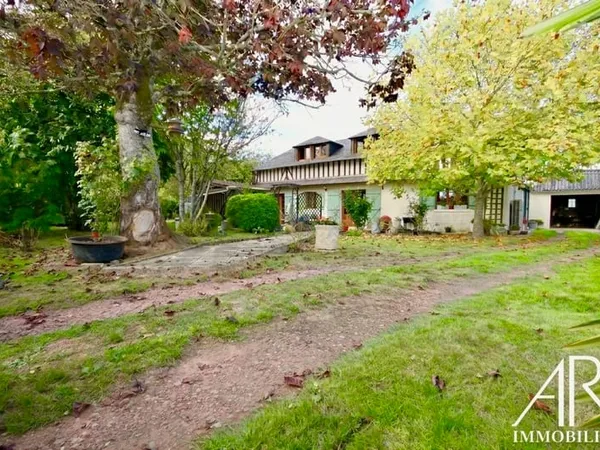 Maison de charme d'inspiration normande et jardin bucolique près d'Orbec (14)