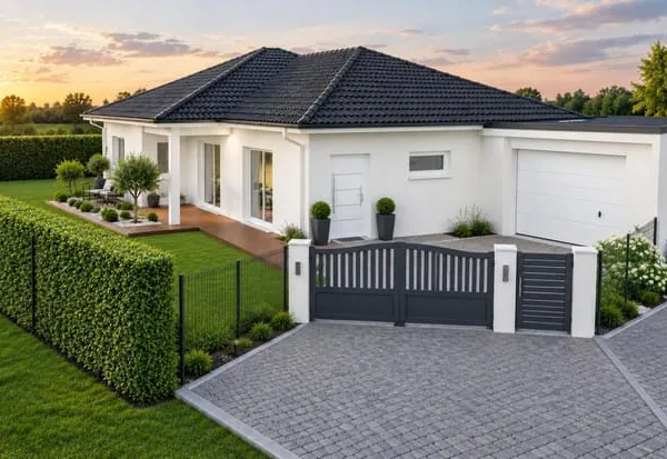 Voreppe: Plain Pied 103m² + Garage 18m² sur terrain de 427m²